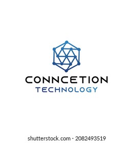 Network Connection logo Technology for bussines