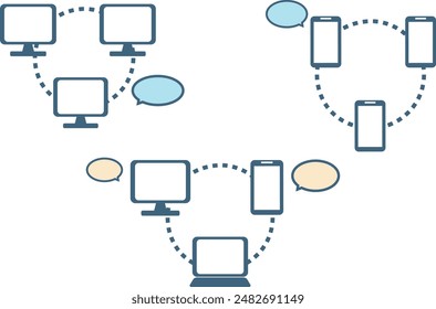 Network connection Smartphone PC Tablet