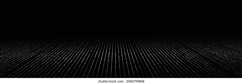 Network connection structure. Abstract mesh background. Big data visualization. Vector illustration.