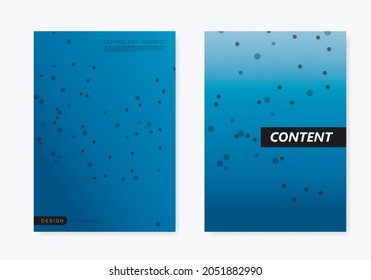 Network connection structure. Communication icon symbol. Vector cover design template