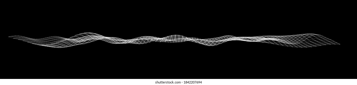 Network connection structure.Low poly shape with connecting dots and lines on dark background.Vector illustration. Abstract polygonal space.Big data visualization.