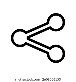 Network connection symbol for sharing information or content online icon