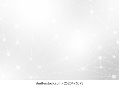 Network Connection Technology Background. Vector Illustration. Abstract Business Wallpaper. Banner