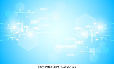 network connection technology innovative concept design background template eps 10 vector