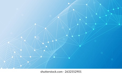 A network of connections on the Internet that consists of interconnected geometric elements.