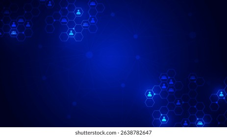 A network of connections on the Internet that consists of interconnected geometric elements.