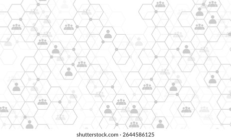 A network of connections on the Internet that consists of interconnected geometric elements.