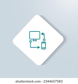 Network connectivity requirements icon vector design