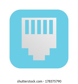 network connector RG-45 icon
