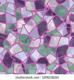 Network covers crazy marble. Seamless camouflage. Fashionable texture.