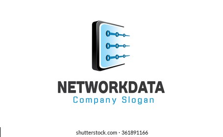 Network Data Logo Symbol Design Illustration