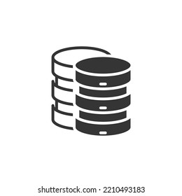 network database icons  symbol vector elements for infographic web