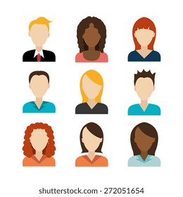 Network design over white background, vector illustration.