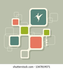 Network digital social media technology concept.