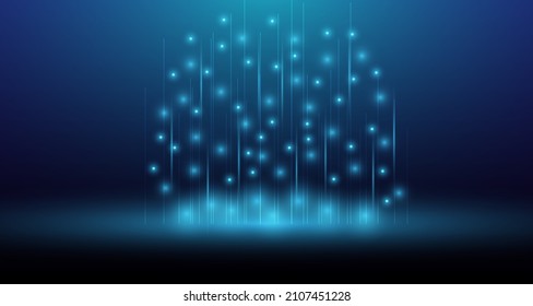 The network of digital technology, high-tech and engineering camps. Abstract technical background EP.2.hi-tech communication concept innovation background vector