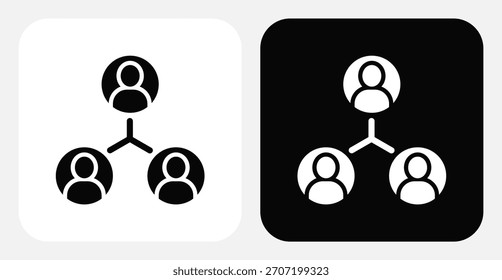 Network Dual Monochrome Icon Set