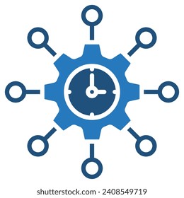 Network Efficiency icon line vector illustration
