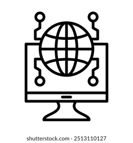 Network Engineer Icon Element For Design
