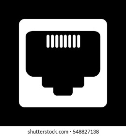 Network Ethernet port vector