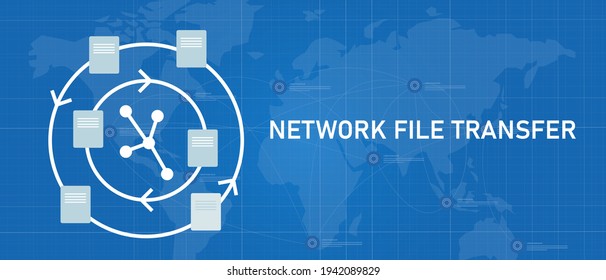 transferencia de archivos de red NFT intercambio de documentos en red de empresa interna 