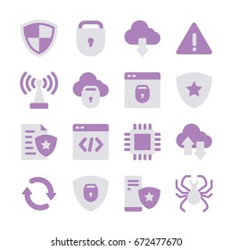 Network Flat Icon Set