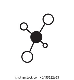 network flat icon vector illustration
