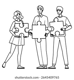 network globalization vector. worldwide earth, business technology, data abstract network globalization character. people black line pencil drawing illustration