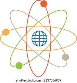 The Network with globe in center