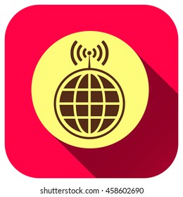 Network globe icon