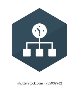  network glyph flat