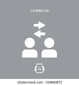 Network group - Flat minimal icon
