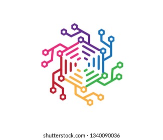 Network hexagon circuit design