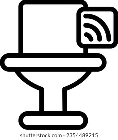 red, icono, negocios, comunicación, vector, internet, social
