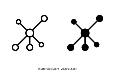 Network icon concept. Stock vector