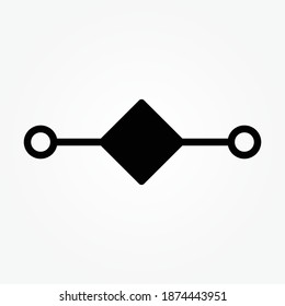 Netzwerksymbol. Vektorgrafik-Verbindungssymbol