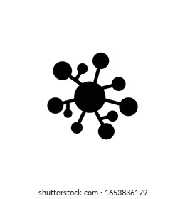 Icono de red, vector de inspiración de diseño