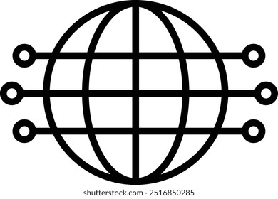 Design de ícone de rede para uso comercial pessoal