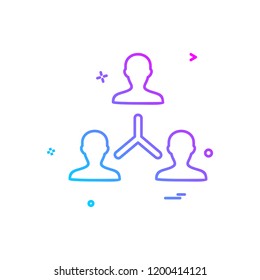 Network icon design vector