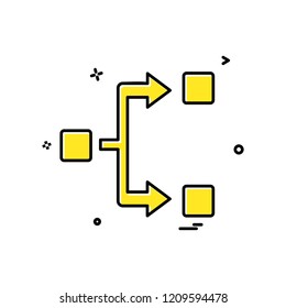 Network icon design vector