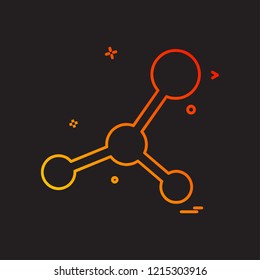 Network icon design vector