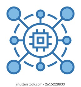Network Icon Element For Design