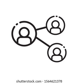 Network icon. Eps 10 vector illustration.