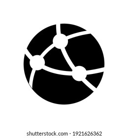 Network icon for graphic design projects
