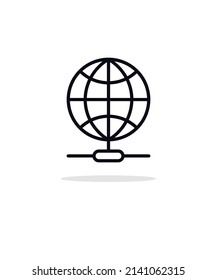 Netzwerksymbol. für Logo der Grafik und Web-Design-Kollektion, Vektorgrafik, eps10