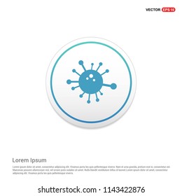 Network Icon Hexa White Background icon template - Free vector icon
