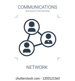 network icon. high quality filled network icon on white background. from communications collection flat trendy vector network symbol. use for web and mobile