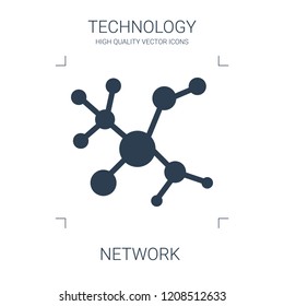 network icon. high quality filled network icon on white background. from technology collection flat trendy vector network symbol. use for web and mobile