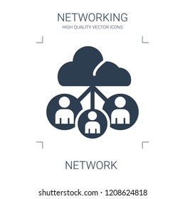 network icon. high quality filled network icon on white background. from networking collection flat trendy vector network symbol. use for web and mobile