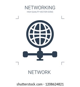 network icon. high quality filled network icon on white background. from networking collection flat trendy vector network symbol. use for web and mobile
