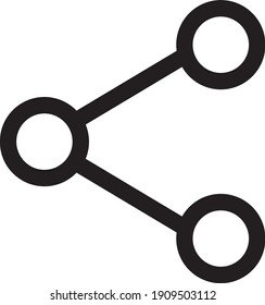 símbolo de signo vectorial aislado de ilustración de icono de red